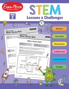 Paperback Stem Lessons and Challenges, Grade 2 Teacher Resource Book