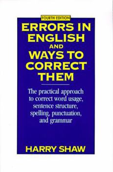 Paperback Errors in English and Ways to Correct Them Book