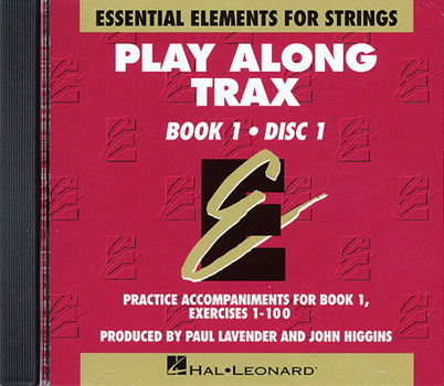 Audio CD Essential Elements for Strings Book 1 - Play Along Trax Book