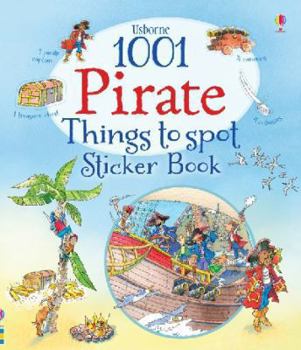 Paperback 1001 Pirate Things to Spot. Sticker Book