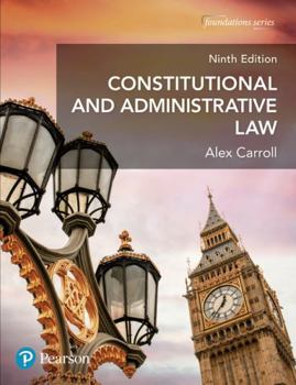 Paperback Constitutional and Administrative Law Book