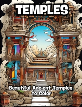 Paperback Temples: Beautiful Ancient Temples to Color Book