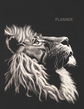 Planner: Lion 2 Year Weekly Planning Organizer | 2020 - 2021 | January 20 - December 21 | Writing Notebook | Productive Datebook Calendar Schedule | Plan Days, Set Goals & Get Stuff Done