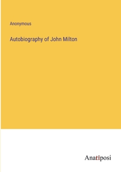 Paperback Autobiography of John Milton Book
