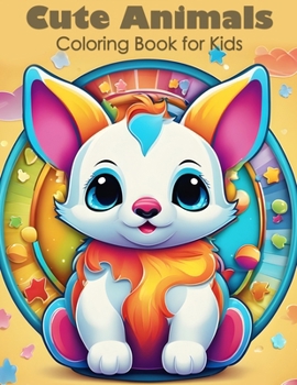 Paperback Cute Animals Coloring Book for Kids Book