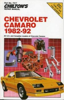 Camaro 1982-92 (Chilton's Repair Manual (Model Specific))