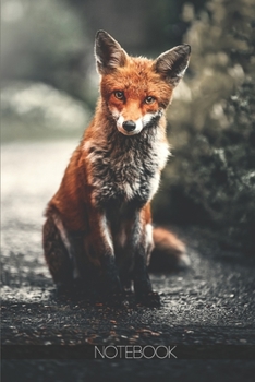 Notebook: Adorable cute fox [110 pages]: Adorable cute fox