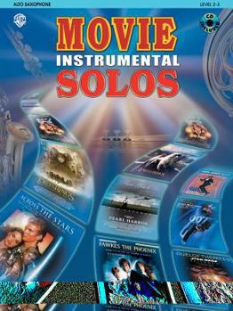 Paperback Movie Instrumental Solos: Alto Saxophone: Level 2-3 [With CD (Audio)] Book