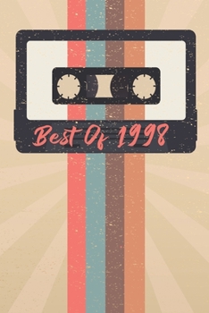 Vintage  Best of  1998 Notebook Gift: Lined Notebook/Journal Gift, 120 Pages, 6x9, Soft Cover, Matte Finish