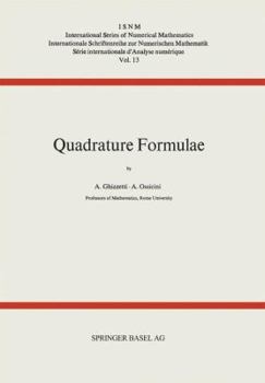 Paperback Quadrature Formulae [German] Book