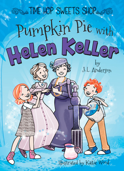 Paperback Pumpkin Pie with Helen Keller Book