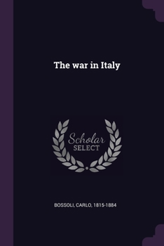 Paperback The war in Italy Book