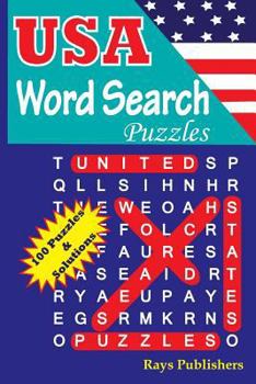 Paperback USA Word Search Puzzles [Large Print] Book