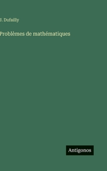 Hardcover Problèmes de mathématiques [French] Book