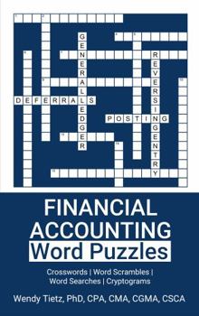 Paperback Financial Accounting Word Puzzles: Crosswords | Word Scrambles | Word Searches | Cryptograms Book