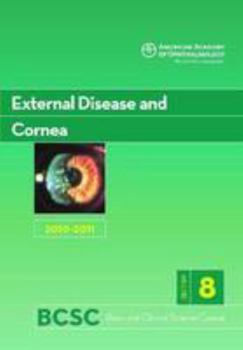 Paperback External Disease and Cornea 2010-2011: Section 8 (Basic and Clinical Science Course) Book