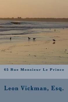 Paperback 65 Rue Monsieur Le Prince Book