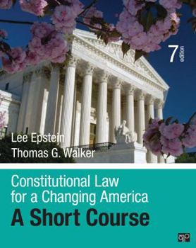 Paperback Constitutional Law for a Changing America: A Short Course Book