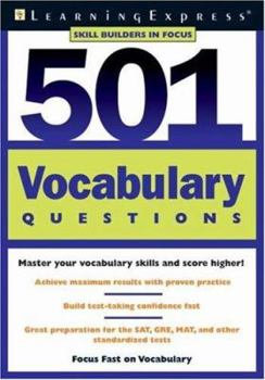 Paperback 501 Vocabulary Questions Book