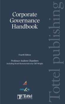 Hardcover Corporate Governance Handbook Book