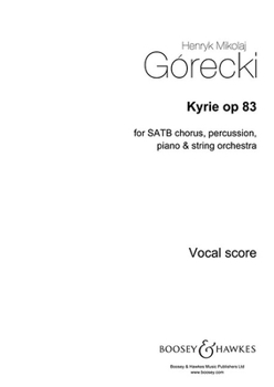 Hardcover Kyrie, Op. 83: Satb with Piano Accompaniment Book
