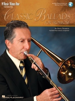 Paperback Classic Ballads for Trombone Book/Online Audio Book