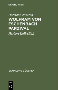 Hardcover Wolfram Von Eschenbach Parzival: Eine Auswahl Mit Anmerkungen Und Wörterbuch [German] Book