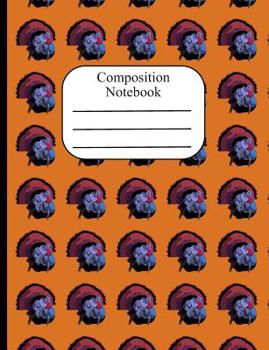 Composition Notebook: Turkey Polka Dot Wide Ruled Composition Book - 120 Pages - 60 Sheets