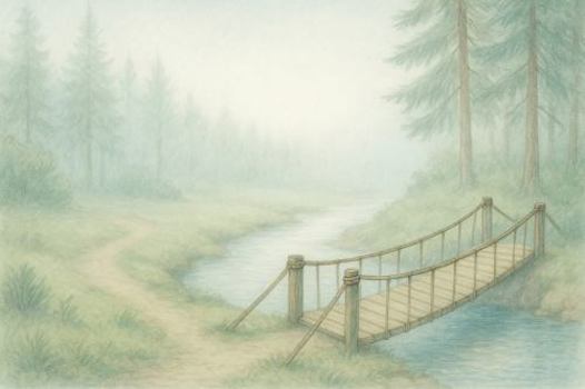 Elsa and the Wobbly Bridge