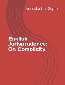 Paperback English Jurisprudence: On Complicity Book