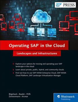 Hardcover Operating SAP in the Cloud: Landscapes and Infrastructures Book