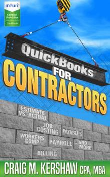 Paperback QuickBooks for Contractors Book