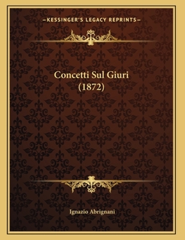 Paperback Concetti Sul Giuri (1872) [Italian] Book