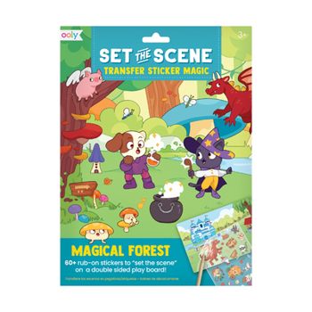 Kitchen Set The Scene Transfer Stickers Magic - Magical Forest Book