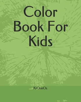 Paperback Color Book For Kids Book