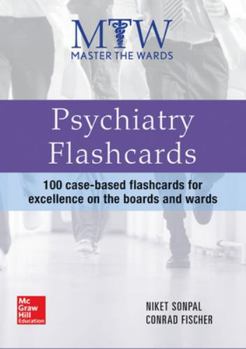 Paperback Master the Wards: Psychiatry Flashcards Book