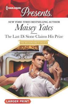 Mass Market Paperback The Last Di Sione Claims His Prize [Large Print] Book
