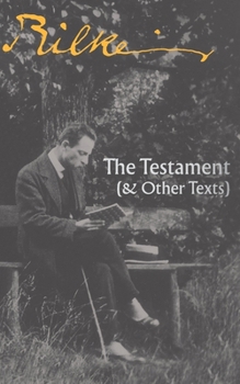Paperback The Testament: (& Other Texts) Book