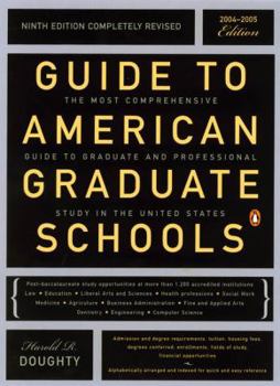 Paperback Guide to American Graduate Schools: Ninth Edition, Completely Revised Book