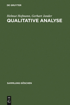 Hardcover Qualitative Analyse [German] Book