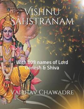 Paperback Vishnu Sahstranam: With 108 names of Lord Ganesh & Shiva Book