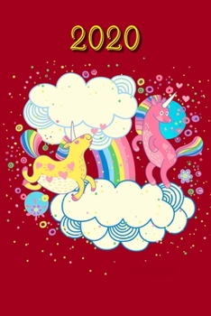 2020: My personal organizer 2020 with Unicorn Design  | personal organizer 2020 | weekly   calendar 2020| monthly calendar for 2020 in hand pocket size