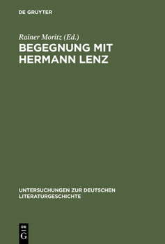Hardcover Begegnung mit Hermann Lenz [German] Book