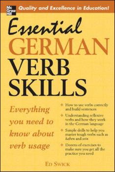 Paperback Essential German Verb Skills Book