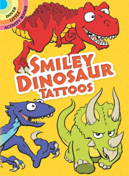 Paperback Smiley Dinosaur Tattoos Book