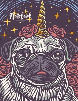 Paperback Notebook: Princess Pug Cover and Dot Graph Line Sketch Pages, Extra Large (8.5 X 11) Inches, 110 Pages, White Paper, Sketch, Dra Book