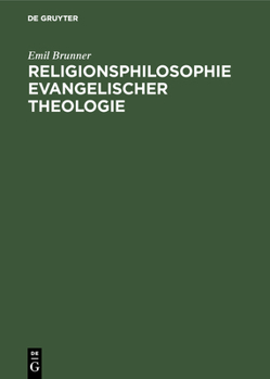 Hardcover Religionsphilosophie Evangelischer Theologie [German] Book