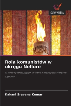 Paperback Rola komunistów w okręgu Nellore [Polish] Book