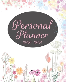 Personal Planner 2020-2021: 24 Month Planner, Monthly Personal Planner And Organizer