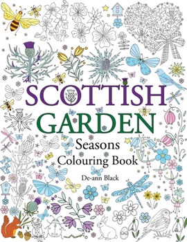 Paperback Scottish Garden Seasons: Colouring Book